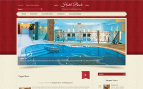 HotelBook Free WordPress Theme