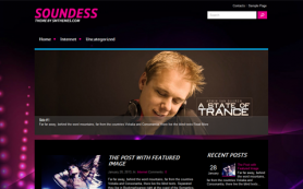 Soundess Free WordPress Theme