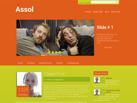 Assol Free WordPress Theme