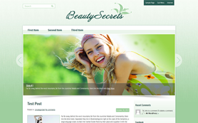 BeautySecrets Free WordPress Theme