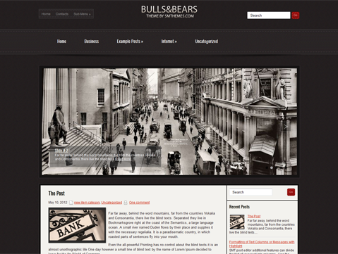 BullsAndBears WordPress Theme