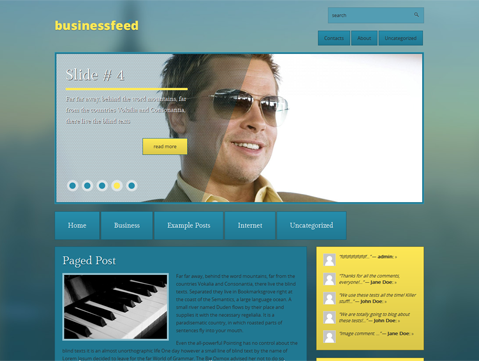 BusinessFeed WordPress Theme