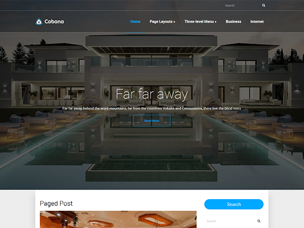 Cabana Free WordPress Theme