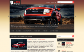 CarsWorld Free WordPress Theme