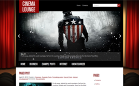 CinemaLounge Free WordPress Theme