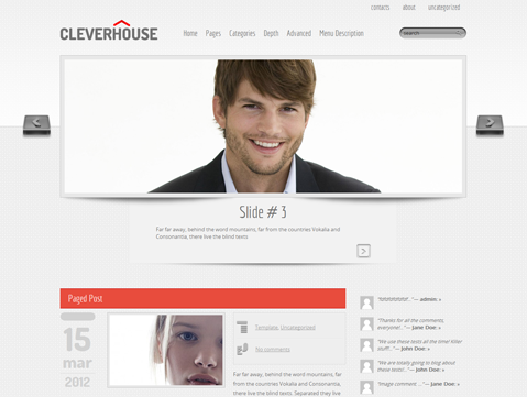 CleverHouse WordPress Theme