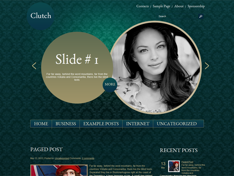 Clutch Free WordPress Theme