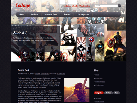 Collage WordPress Theme