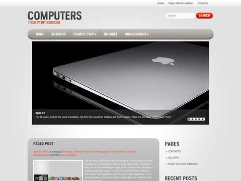 Computers Free WordPress Theme