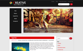 Creative Free WordPress Theme