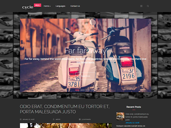 CycleAll WordPress Theme