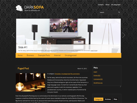 DarkSofa WordPress Theme