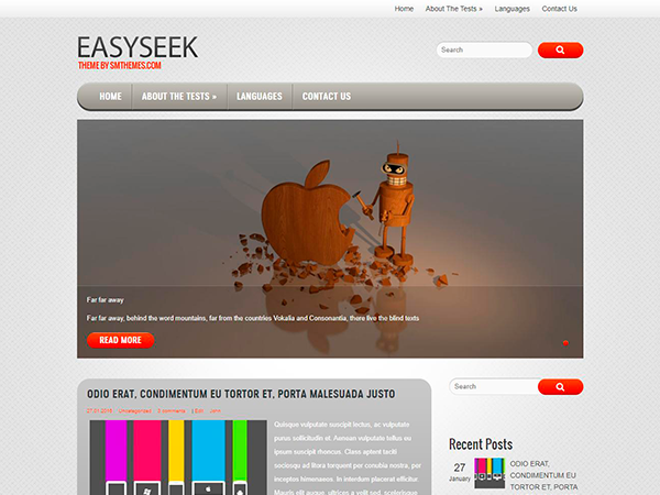 EasySeek Free WordPress Theme