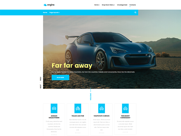 Engine Free WordPress Theme