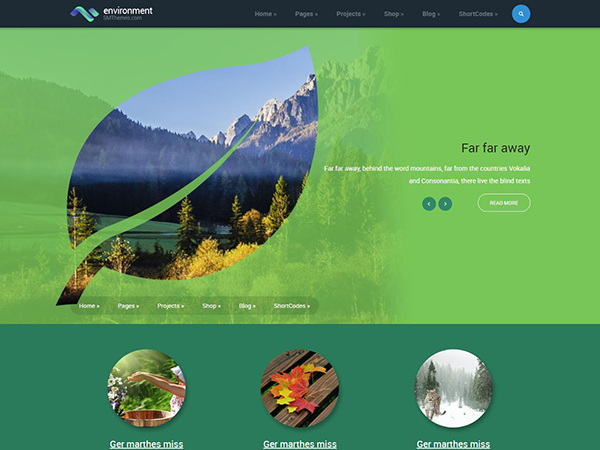 Environment Free WordPress Theme