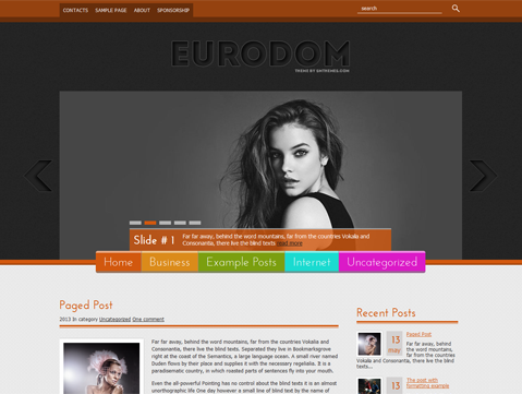 Eurodom Free WordPress Theme