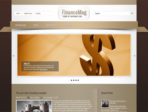FinanceMag Free WordPress Theme