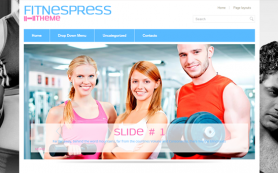 FitnessPress Free WordPress Theme