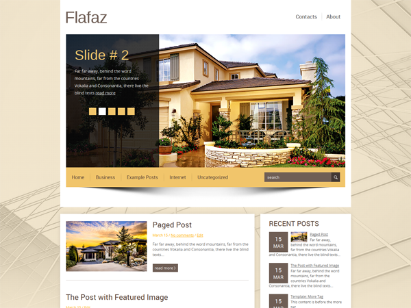 Flafaz WordPress Theme