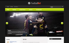FootballNet Free WordPress Theme