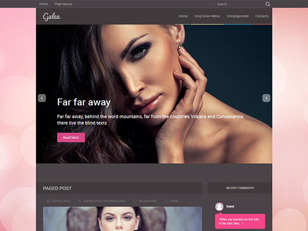 Galea WordPress Theme