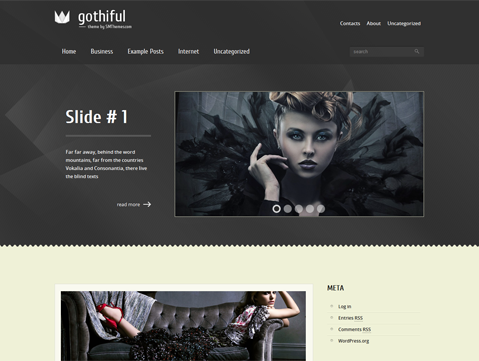 Gothiful WordPress Theme