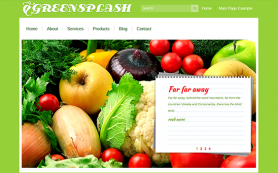 GreenSplash Free WordPress Theme