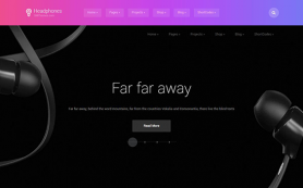 HeadPhones Free WordPress Theme