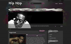 HipHop Free WordPress Theme