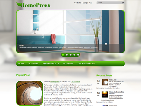 HomePress Free WordPress Theme