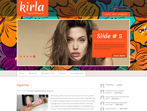 Kirla WordPress Theme