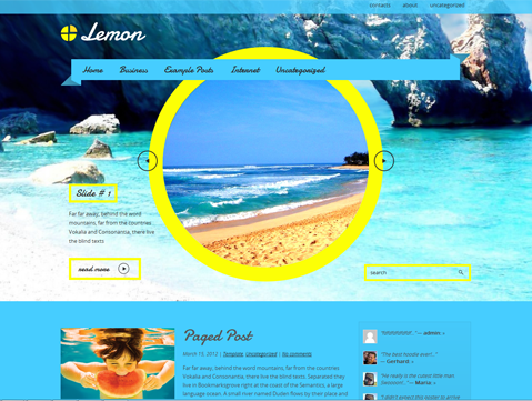 Lemon WordPress Theme