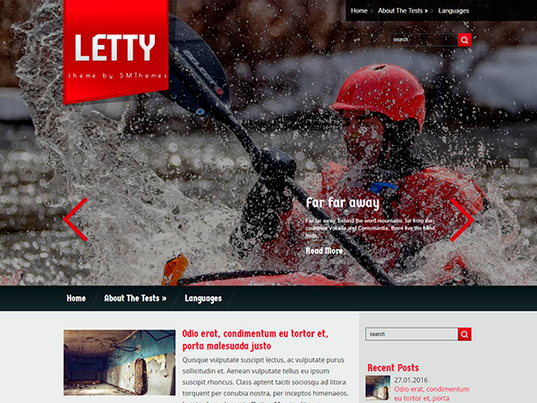 Letty WordPress Theme