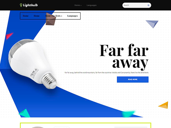 Lightbulb WordPress Theme