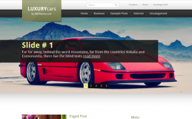 LuxuryCars Free WordPress Theme