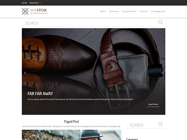 Mastor Free WordPress Theme