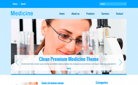 Medicine Free WordPress Theme