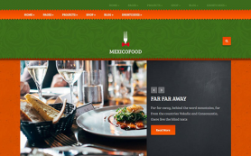 Mexicofood Free WordPress Theme