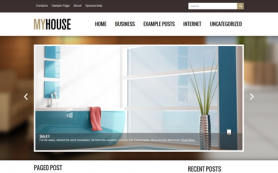 MyHouse Free WordPress Theme
