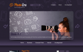 PhotoEra Free WordPress Theme