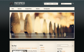 PhotoPress Free WordPress Theme