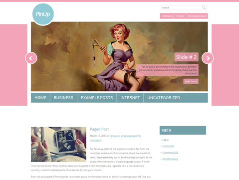 PinUp WordPress Theme