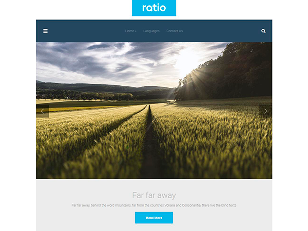 Ratio Free WordPress Theme