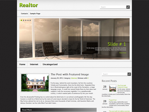 Realtor WordPress Theme