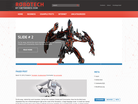 Robotech WordPress Theme