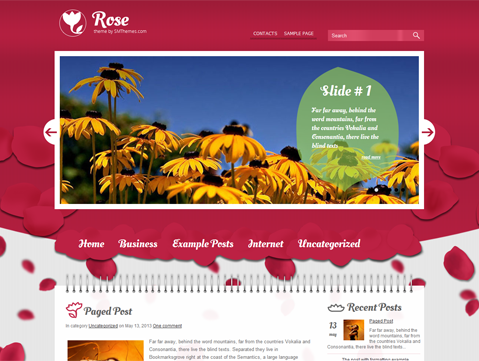 Rose WordPress Theme