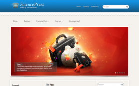 SciencePress Free WordPress Theme