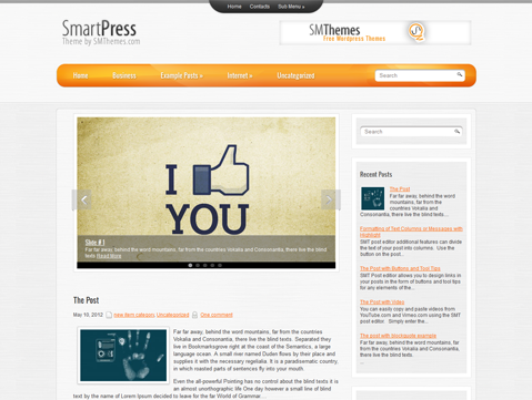 SmartPress Free WordPress Theme