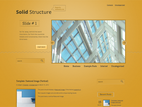 SolidStructure WordPress Theme