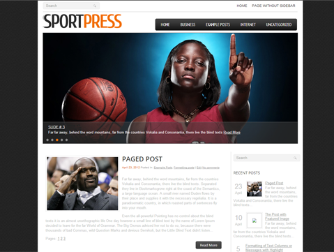 SportPress WordPress Theme